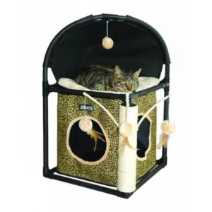 Zeez Feline Cube Fun House 40X40X73Cm